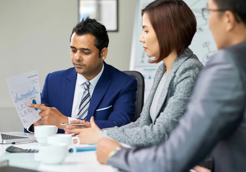 business-people-working-financial-degrees Financial Management Consulting for UAE Businesses: Taking Control of Your Numbers
